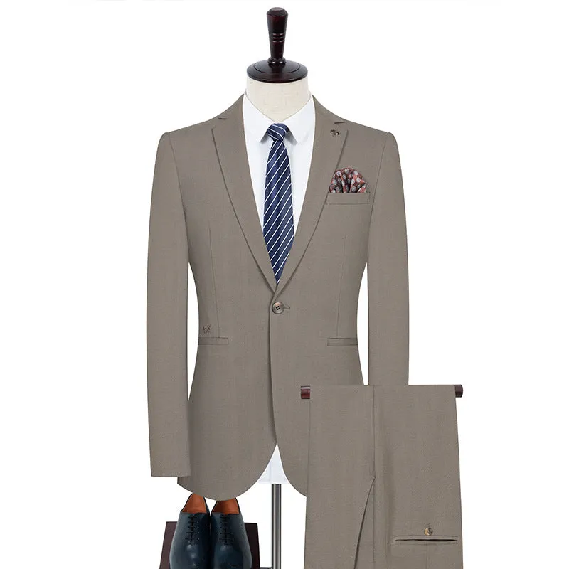 ViscoChic Flat Front Skinny Suit 9