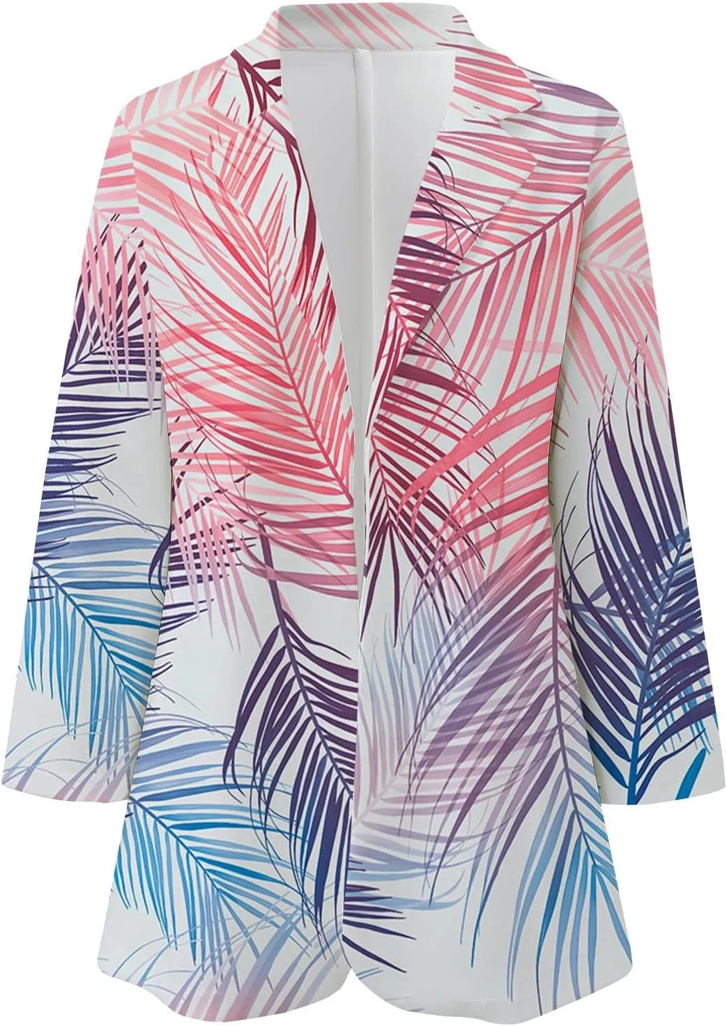 Women's Blazers & Suit Jackets Casual Printed Suit Long Sleeve Loose Comfortable Cardigan Coat Casual Blazer