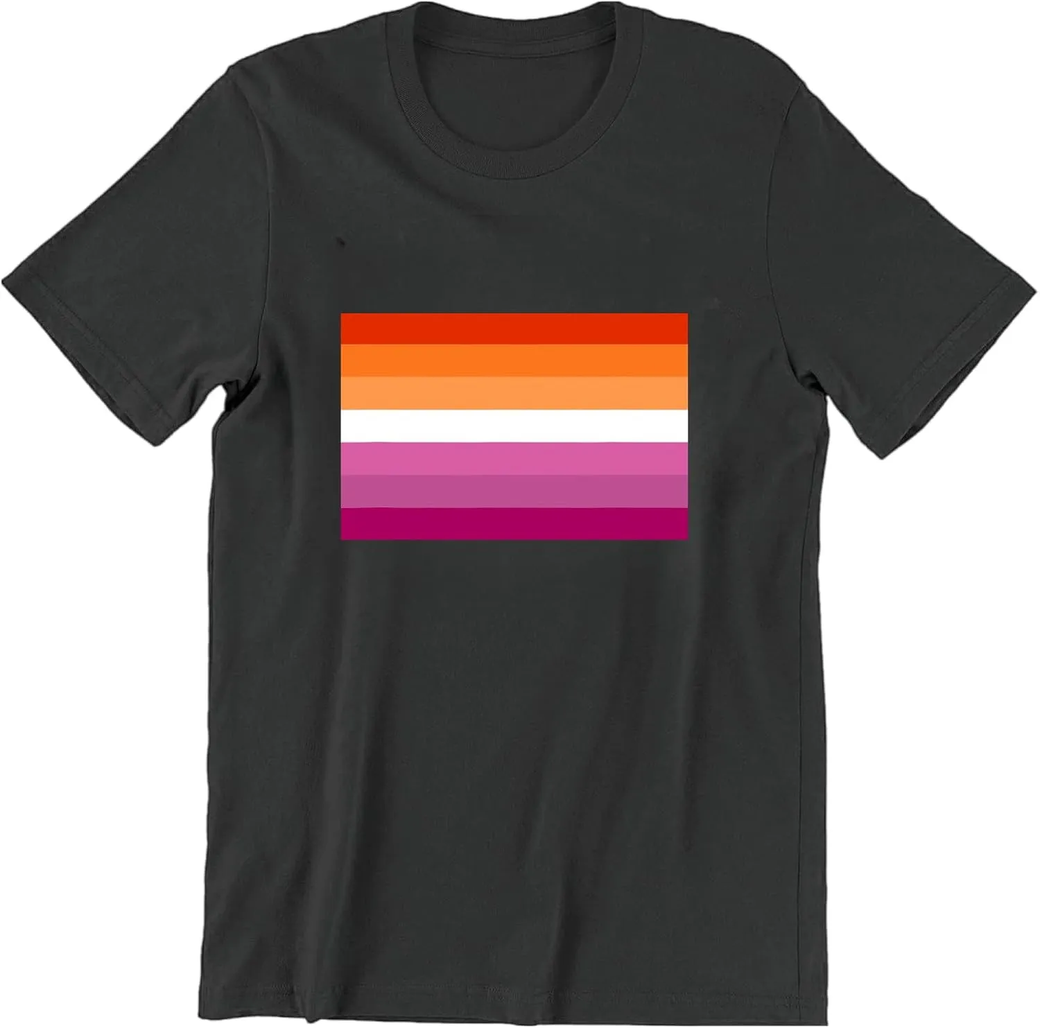 Womens Unisex Rainbow Pride Colors LGBTQ Ally T-Shirt