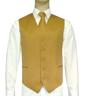 Yellow Vest and Tie Set